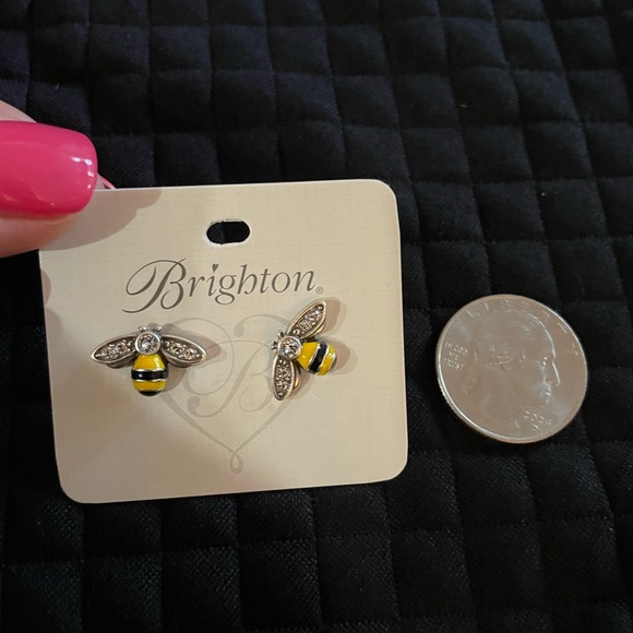 NWT Brighton Bumblebee Stud Earrings - Picture 3 of 6